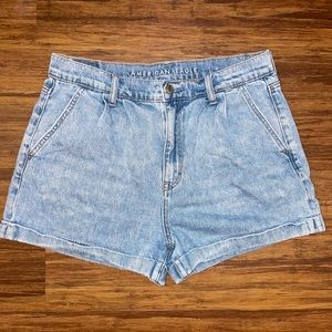 American Eagle mom jean shorts